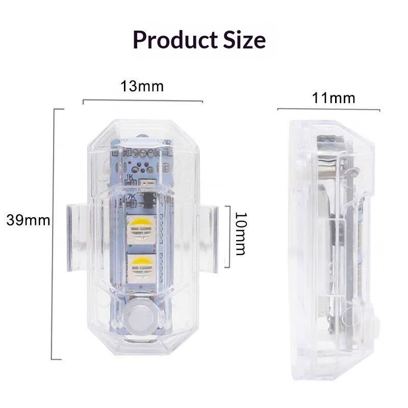 Luz de Advertencia LED RGB par - Drone Strobe Light reseña y precio