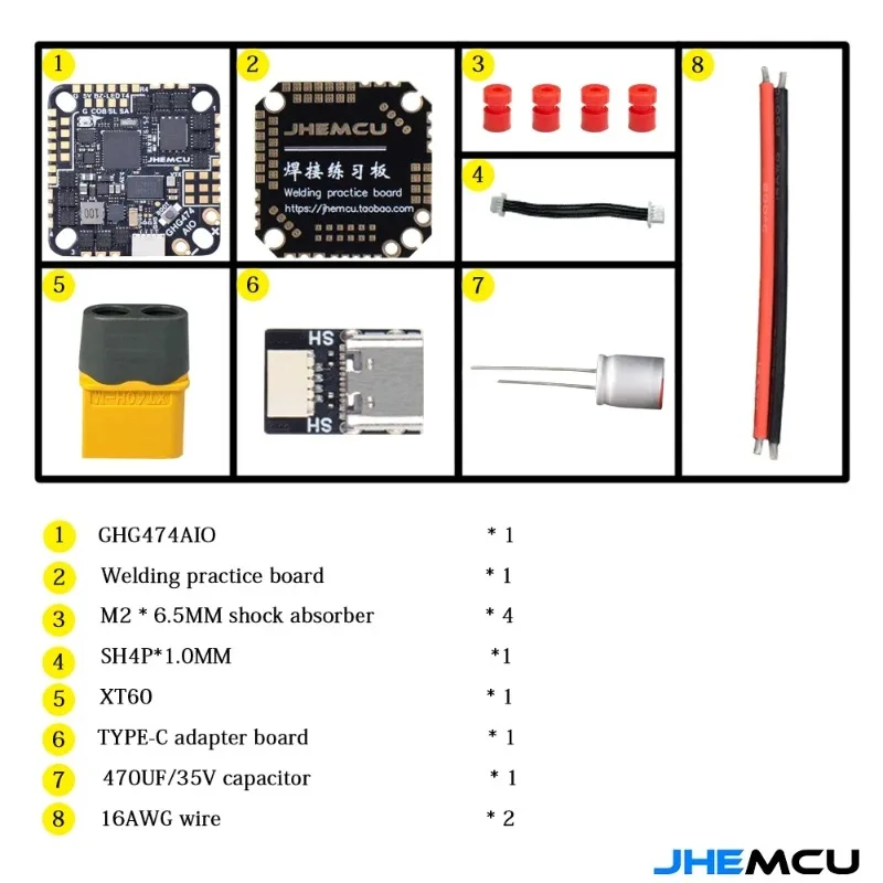 Controlador de Vuelo JHEMCU GH - Betaflight Fc F4 reseña y precio
